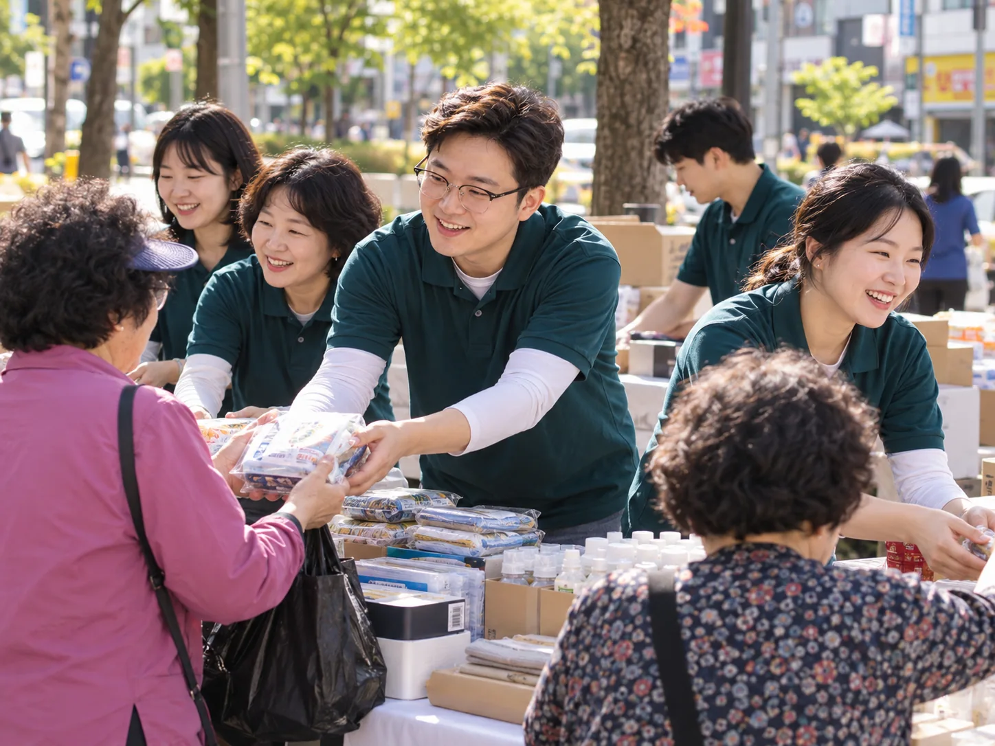 작은 나눔으로 전하는 따뜻한 사랑 관련 이미지